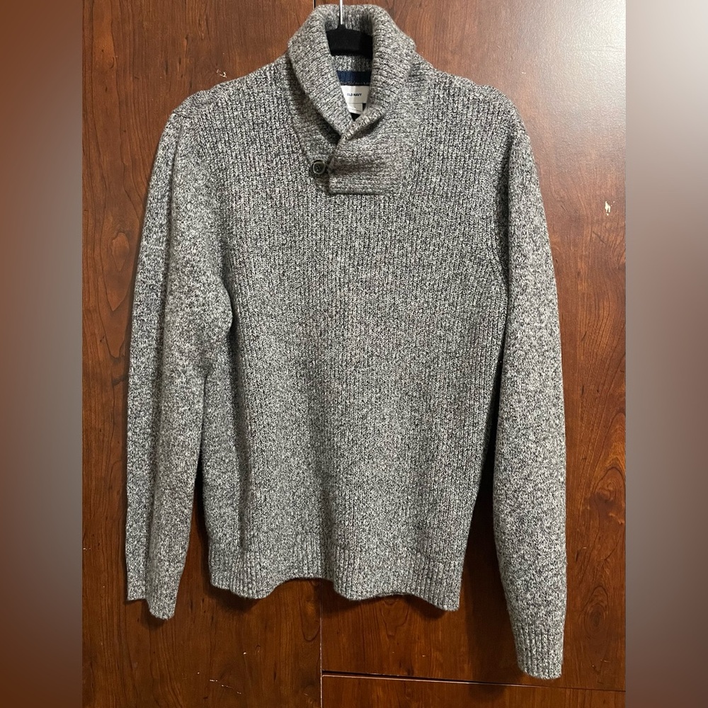 Old Navy Gray Turtleneck Sweater